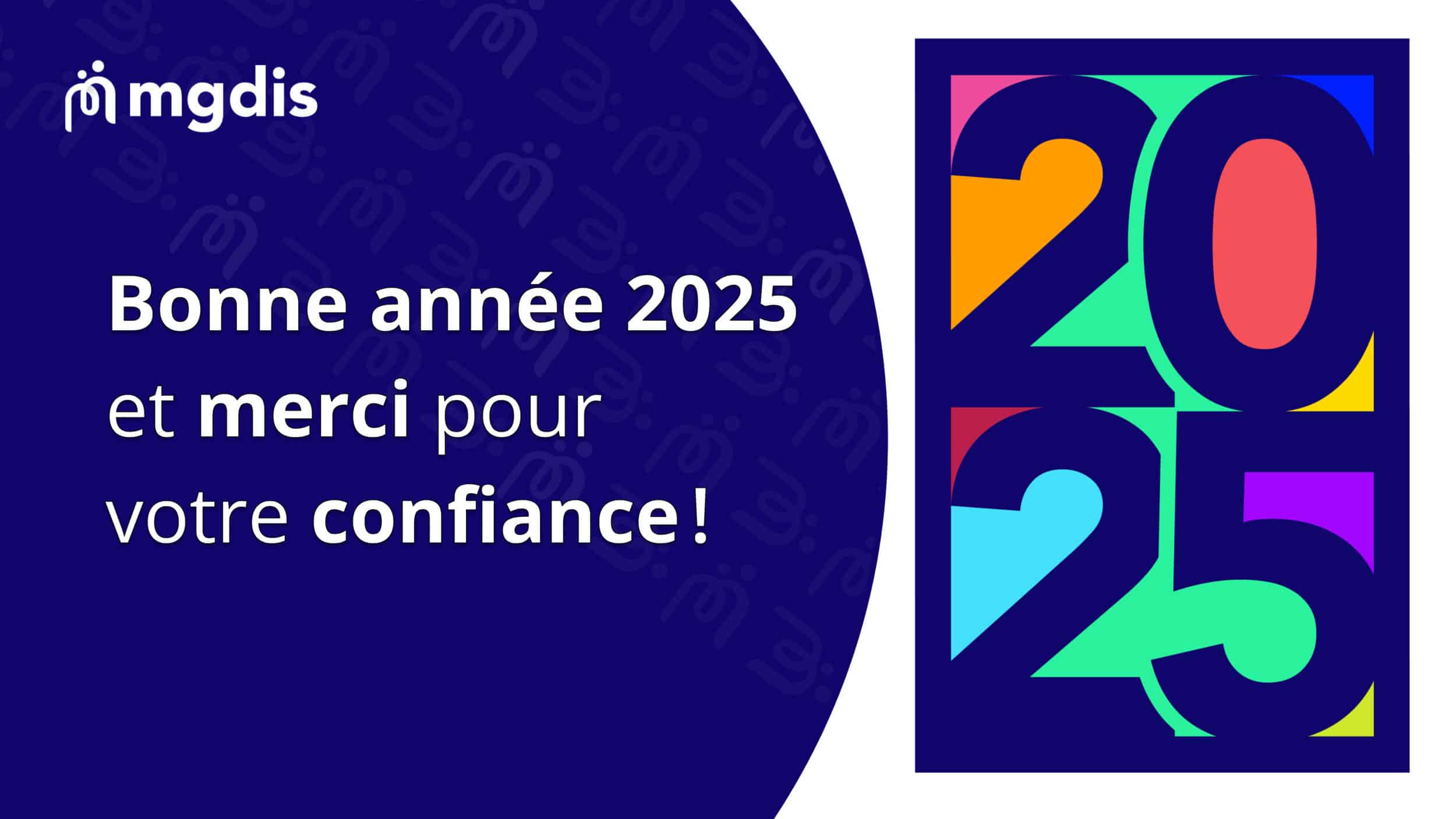 Actu MGDIS Bonne année 2025